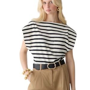 J. Crew Boatneck 100% Cotton Blouse